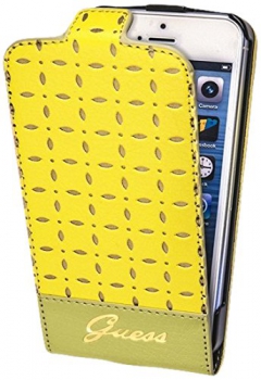 Чехол для iPhone 5C Guess Flip Yellow Чехол для iPhone 5C Guess Flip Yellow